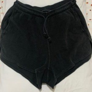 Black brandy melville summer thermal shorts